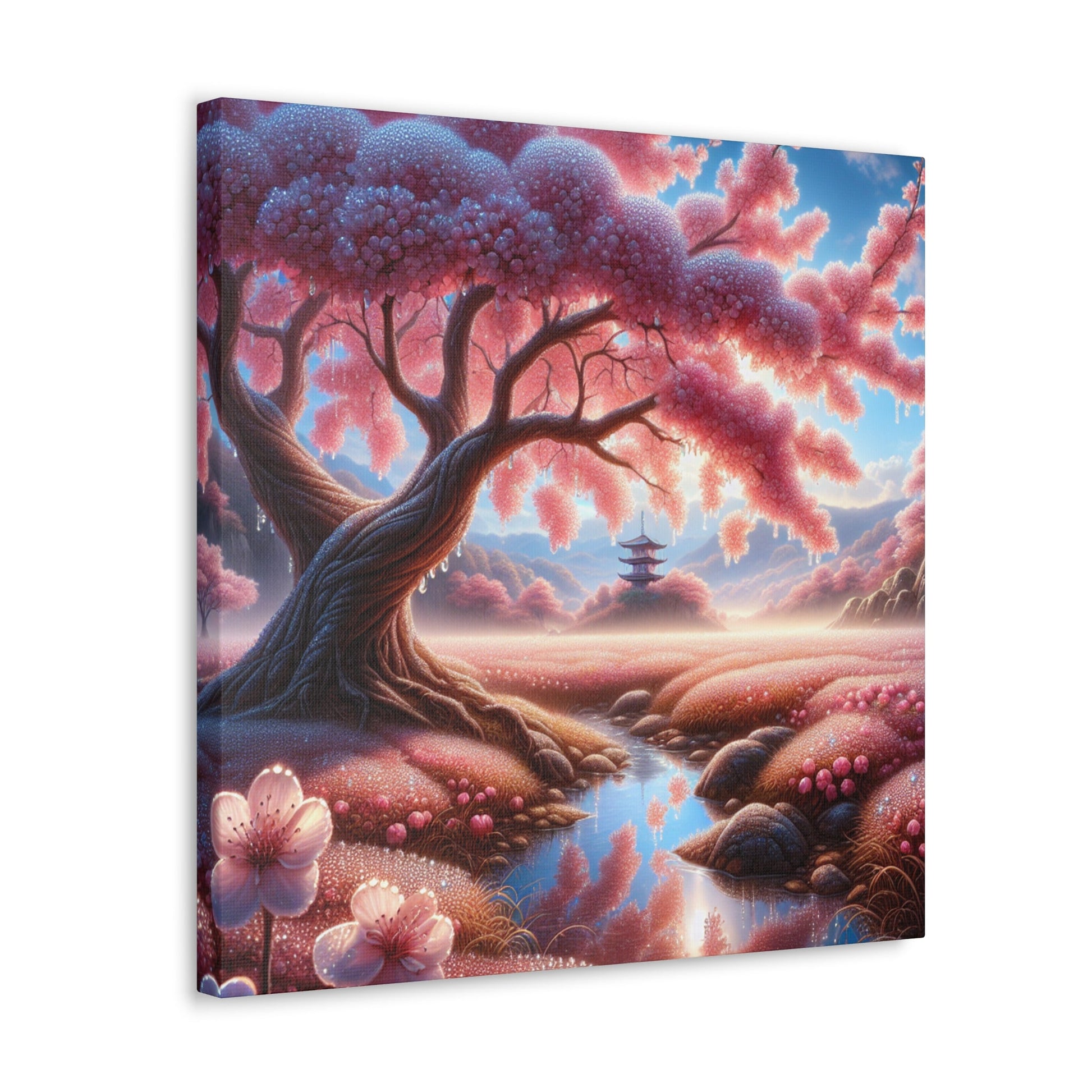 "Enchanting Cherry Blossom Bliss" - Canvas - Authentic4Us