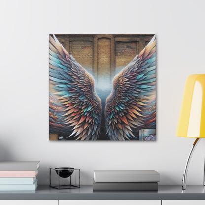 "Enchanting Mythical Wings Mural" - Canvas - Authentic4Us