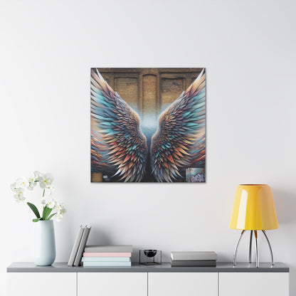 "Enchanting Mythical Wings Mural" - Canvas - Authentic4Us