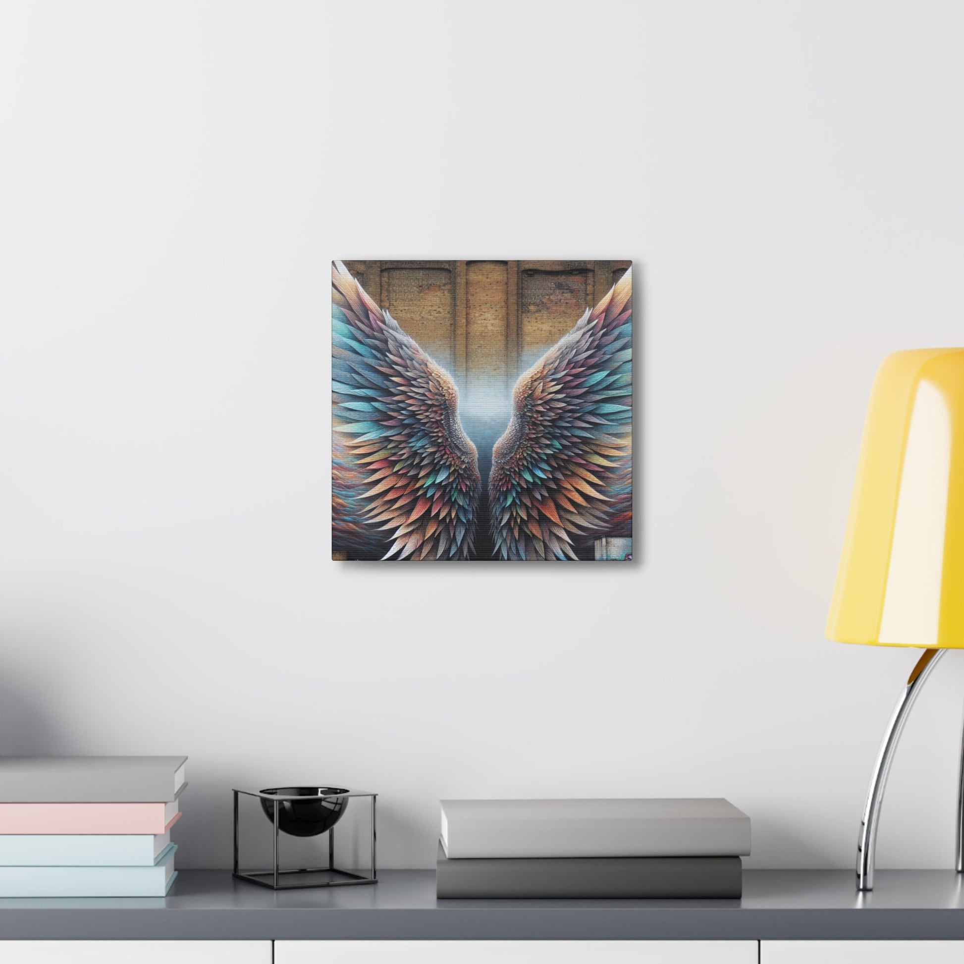 "Enchanting Mythical Wings Mural" - Canvas - Authentic4Us