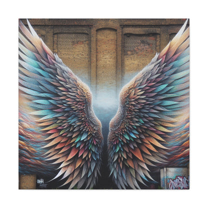 "Enchanting Mythical Wings Mural" - Canvas - Authentic4Us