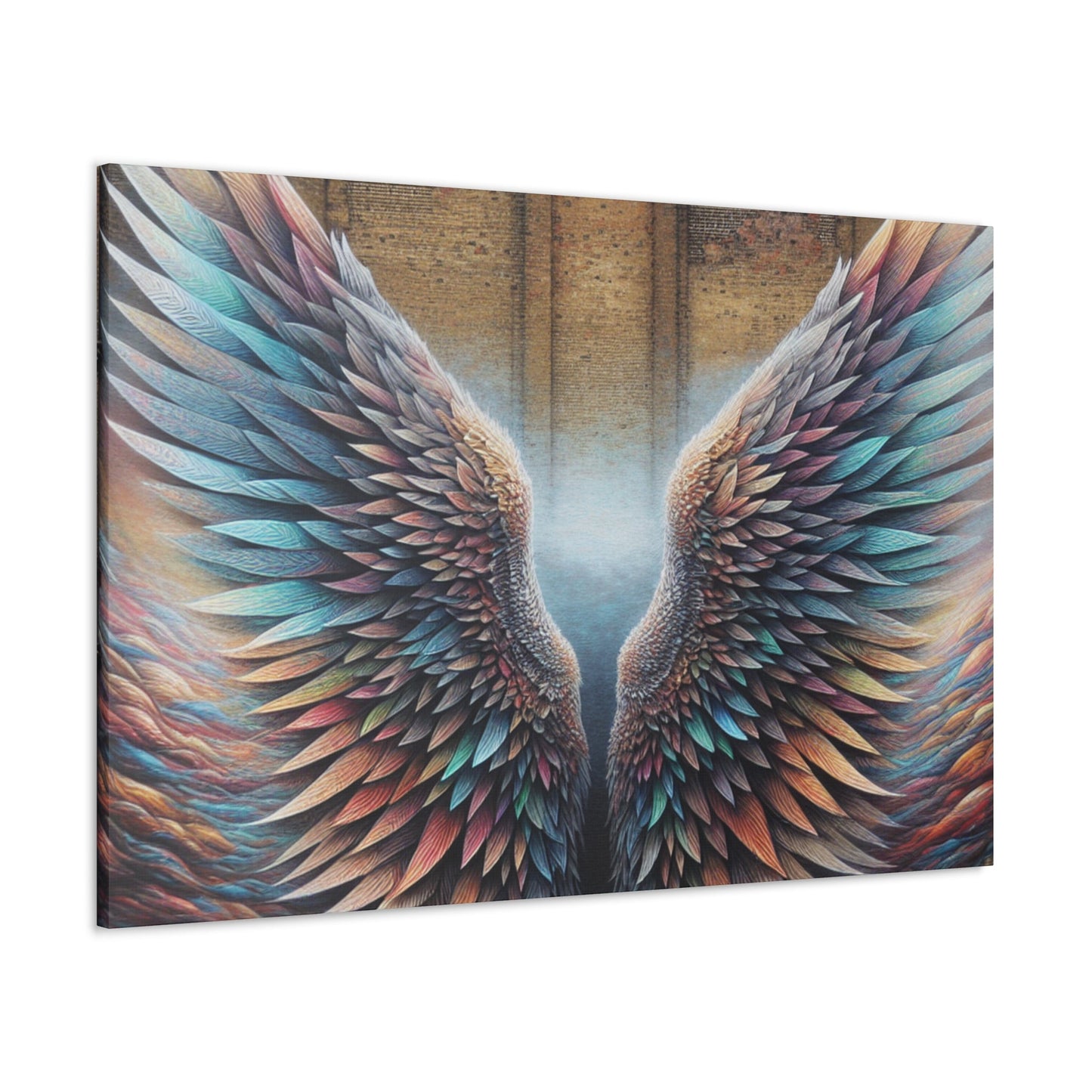 "Enchanting Mythical Wings Mural" - Canvas - Authentic4Us