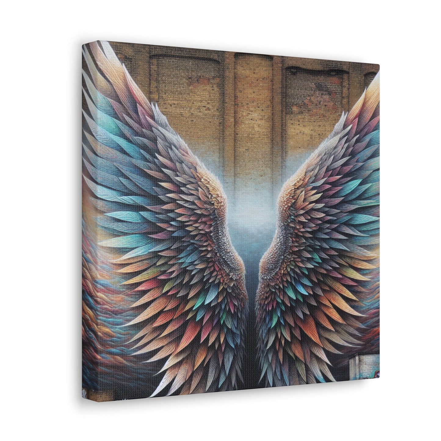 "Enchanting Mythical Wings Mural" - Canvas - Authentic4Us