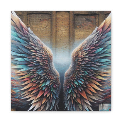 "Enchanting Mythical Wings Mural" - Canvas - Authentic4Us