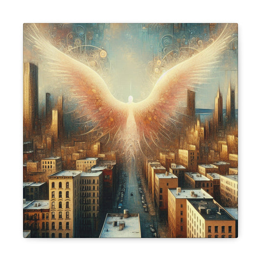 "Ethereal Urban Symphony" - Canvas - Authentic4Us