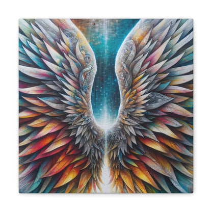 "Ethereal Wings of Urban Dreams" - Canvas - Authentic4Us