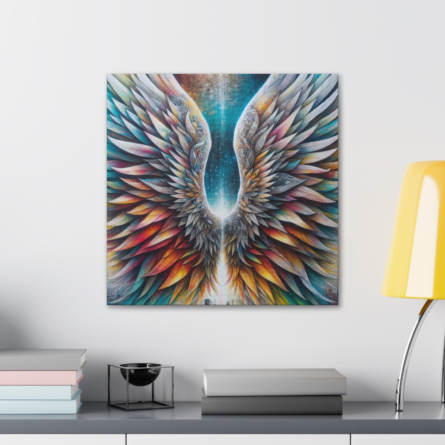 "Ethereal Wings of Urban Dreams" - Canvas - Authentic4Us