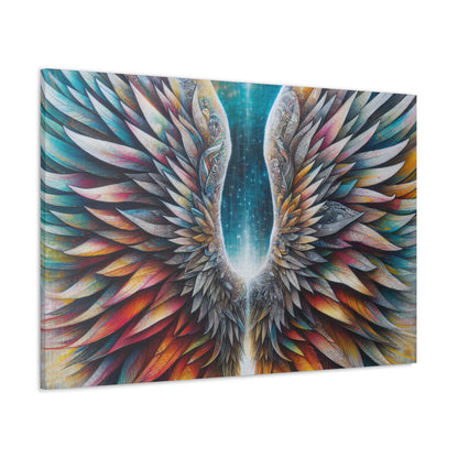 "Ethereal Wings of Urban Dreams" - Canvas - Authentic4Us