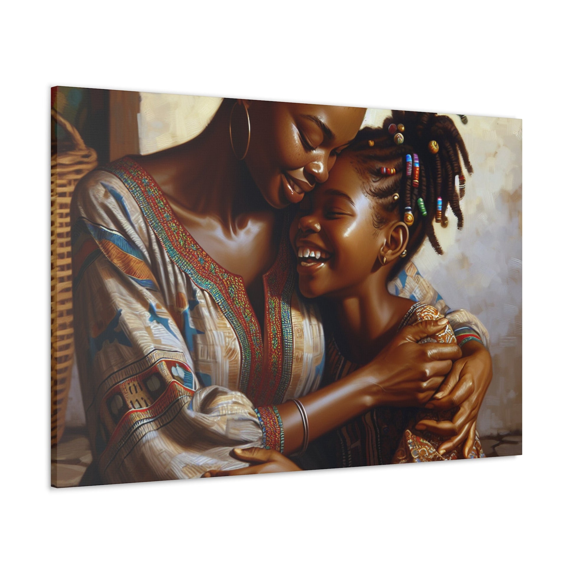 "Familial Love in Warm Hues" - Canvas - Authentic4Us