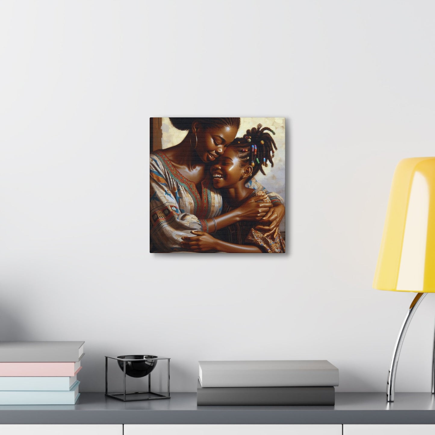 "Familial Love in Warm Hues" - Canvas - Authentic4Us