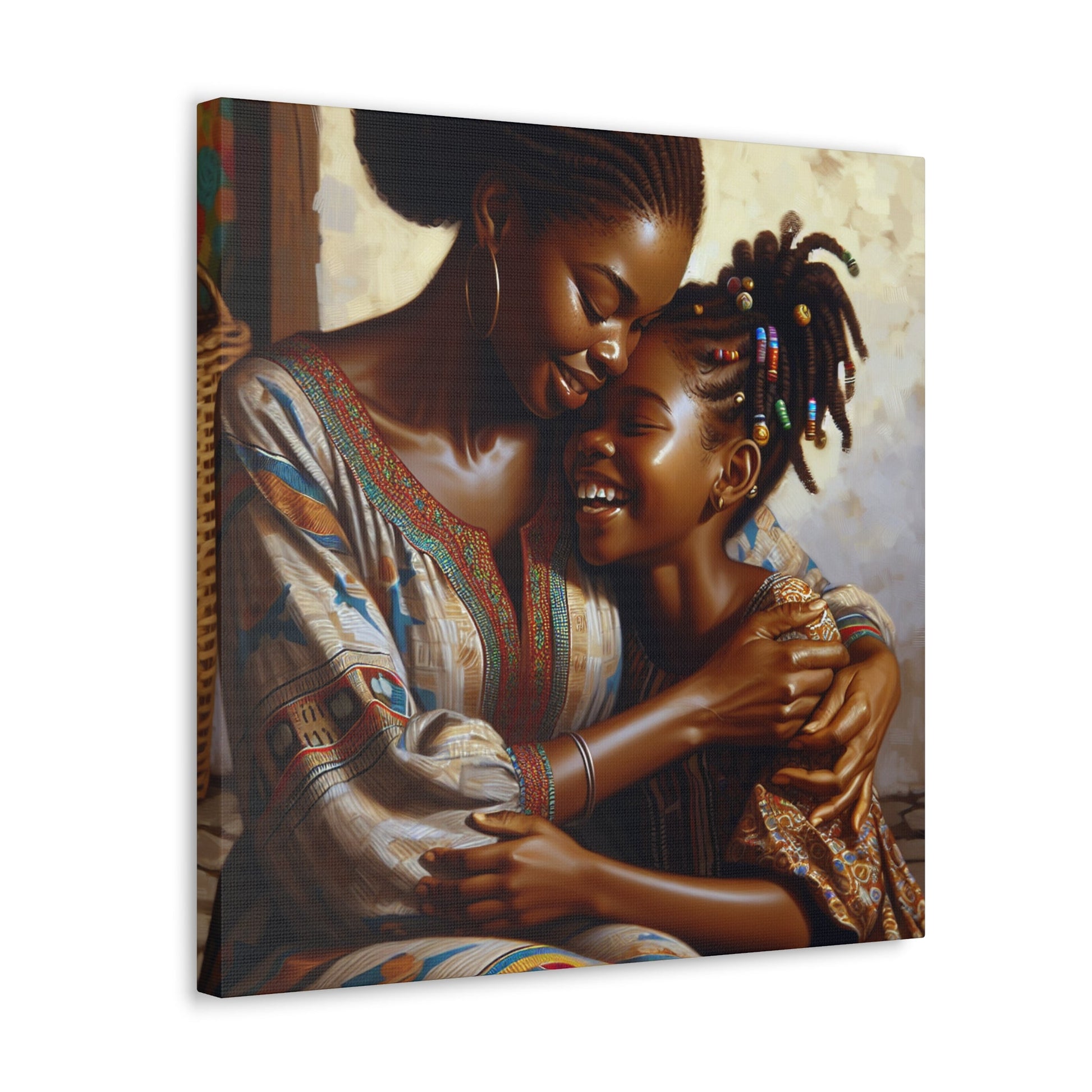 "Familial Love in Warm Hues" - Canvas - Authentic4Us