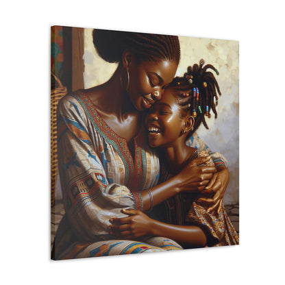 "Familial Love in Warm Hues" - Canvas - Authentic4Us