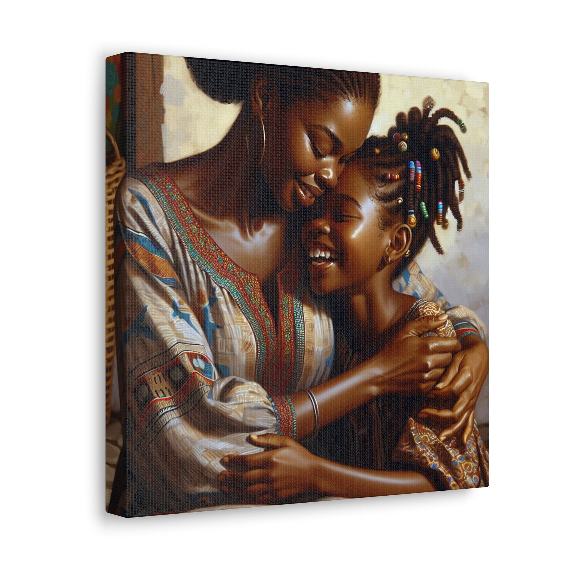 "Familial Love in Warm Hues" - Canvas - Authentic4Us