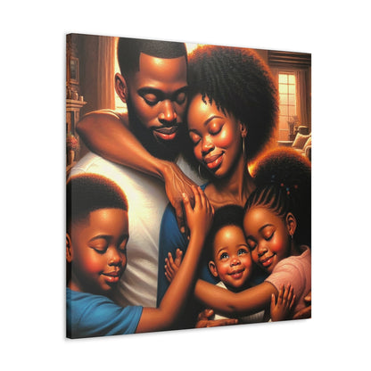 "Family Embrace: Love Unleashed" - Canvas - Authentic4Us