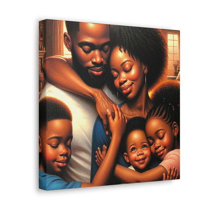 "Family Embrace: Love Unleashed" - Canvas - Authentic4Us