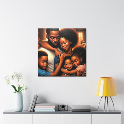 "Family Embrace: Love Unleashed" - Canvas - Authentic4Us