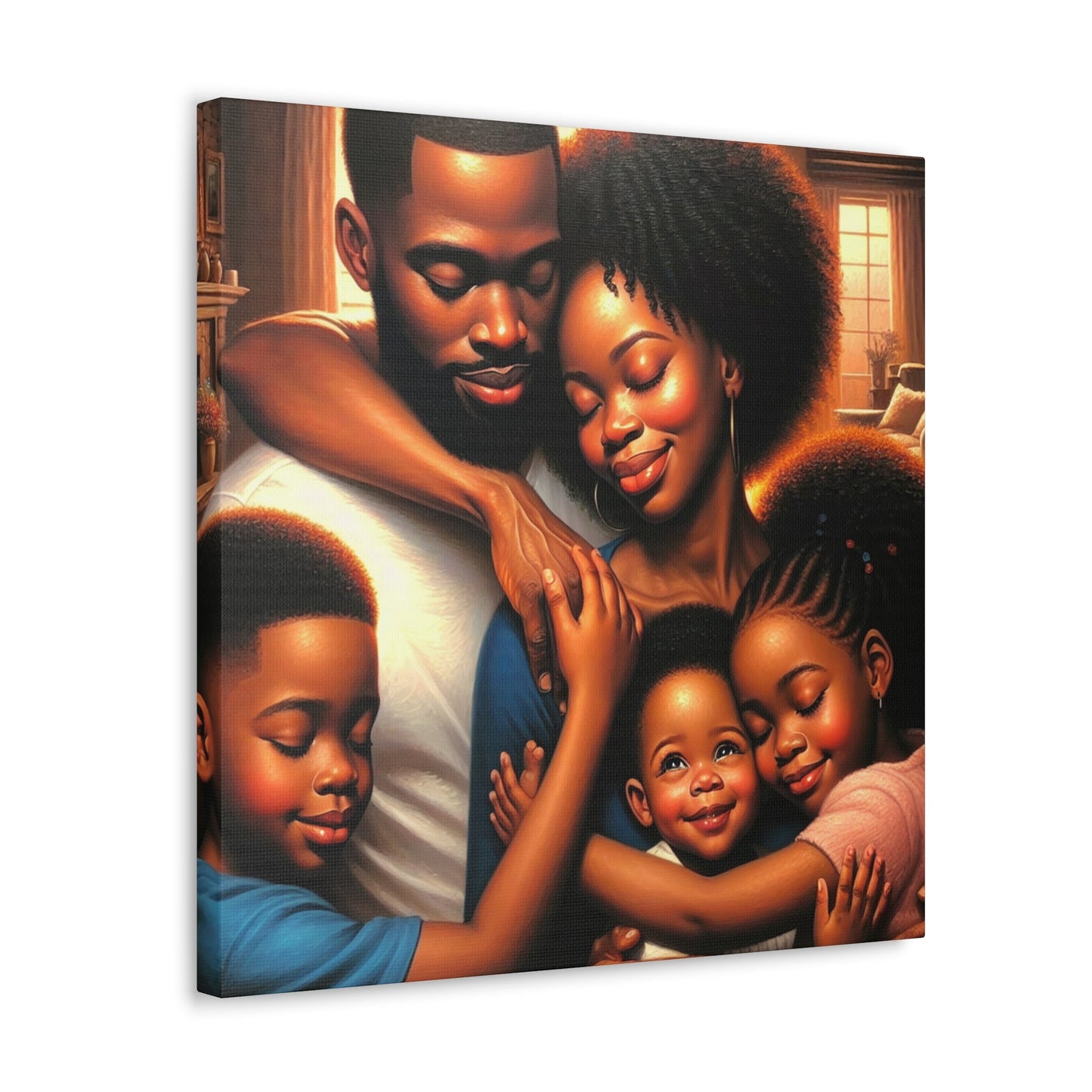 "Family Embrace: Love Unleashed" - Canvas - Authentic4Us