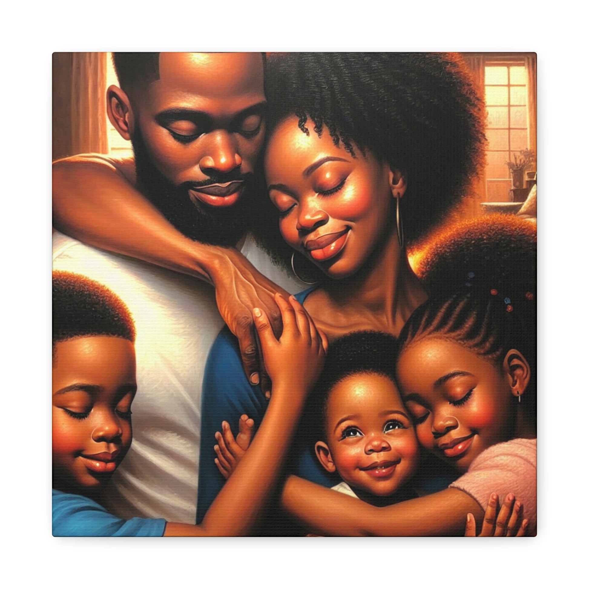 "Family Embrace: Love Unleashed" - Canvas - Authentic4Us