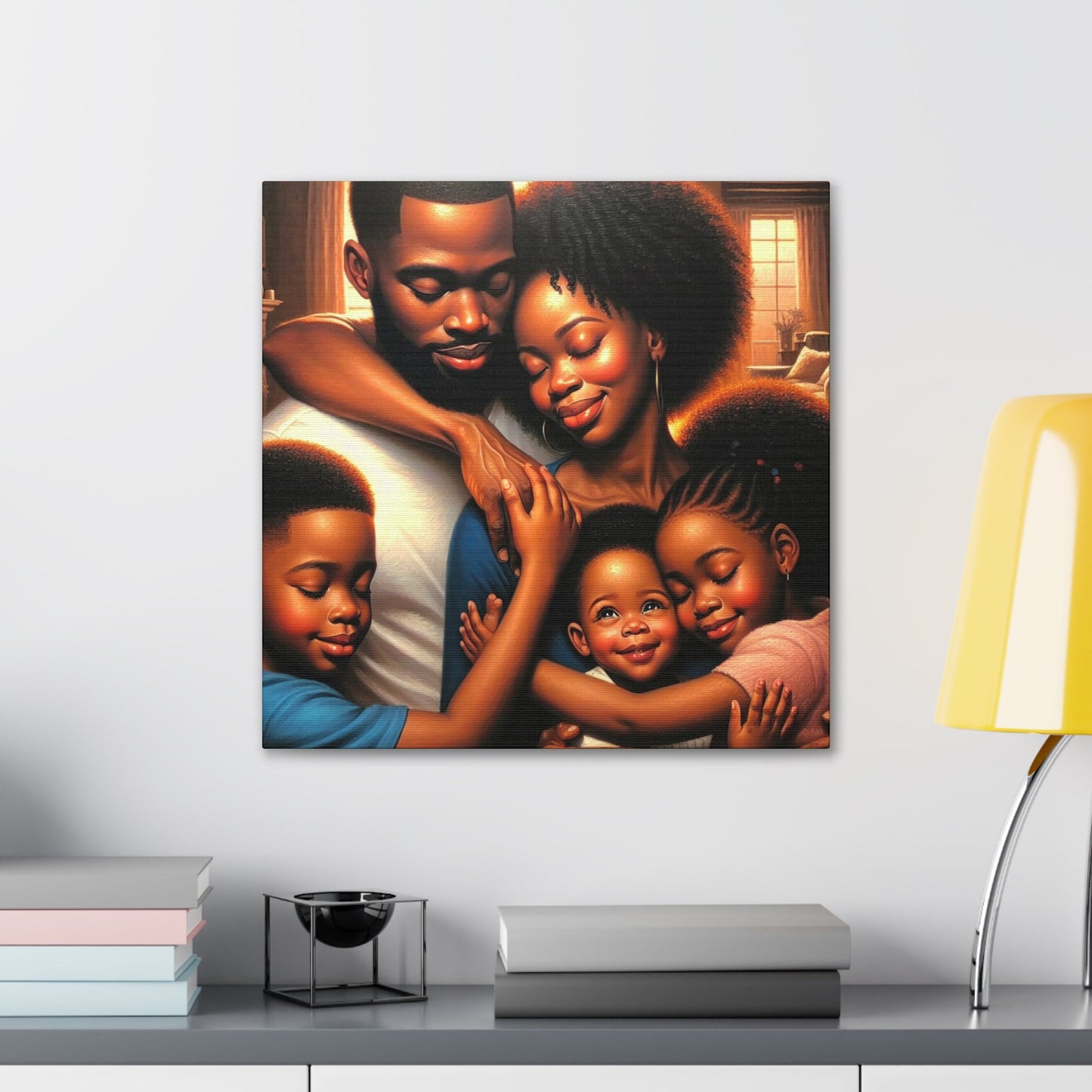 "Family Embrace: Love Unleashed" - Canvas - Authentic4Us