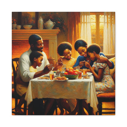 "Family Feast: Love & Laughter" - Canvas - Authentic4Us