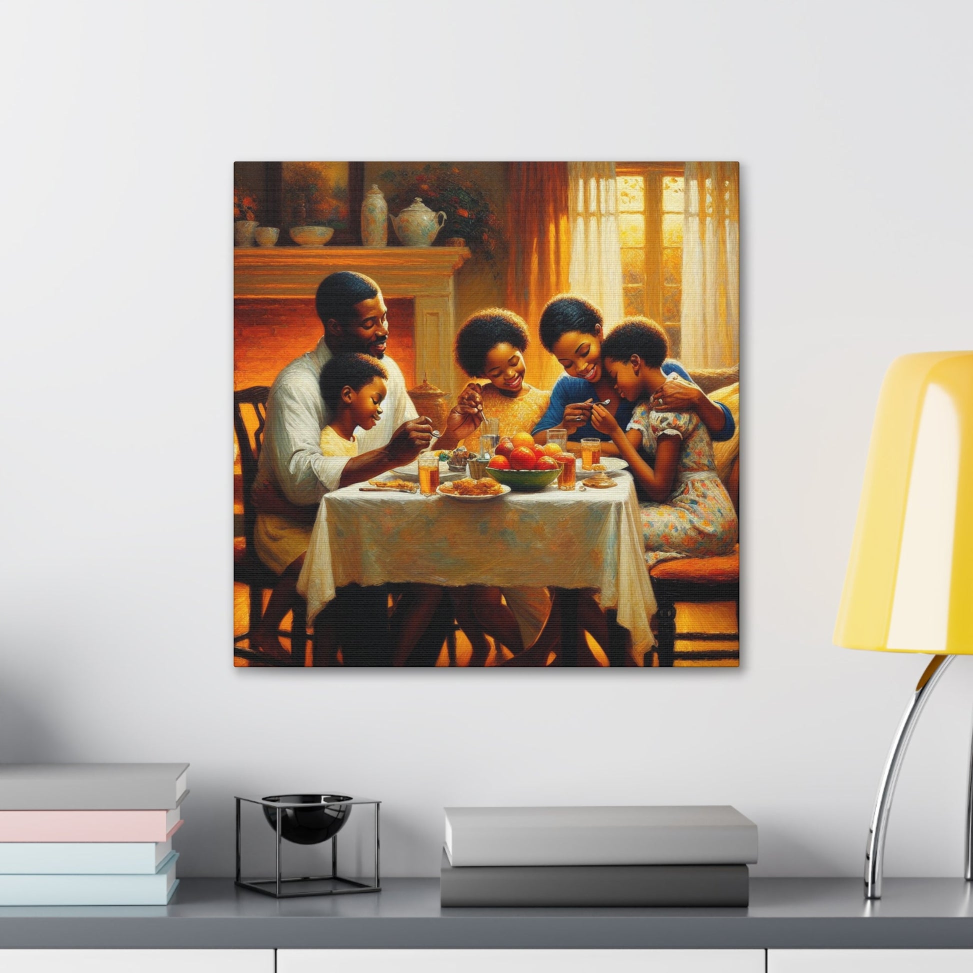 "Family Feast: Love & Laughter" - Canvas - Authentic4Us