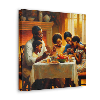 "Family Feast: Love & Laughter" - Canvas - Authentic4Us