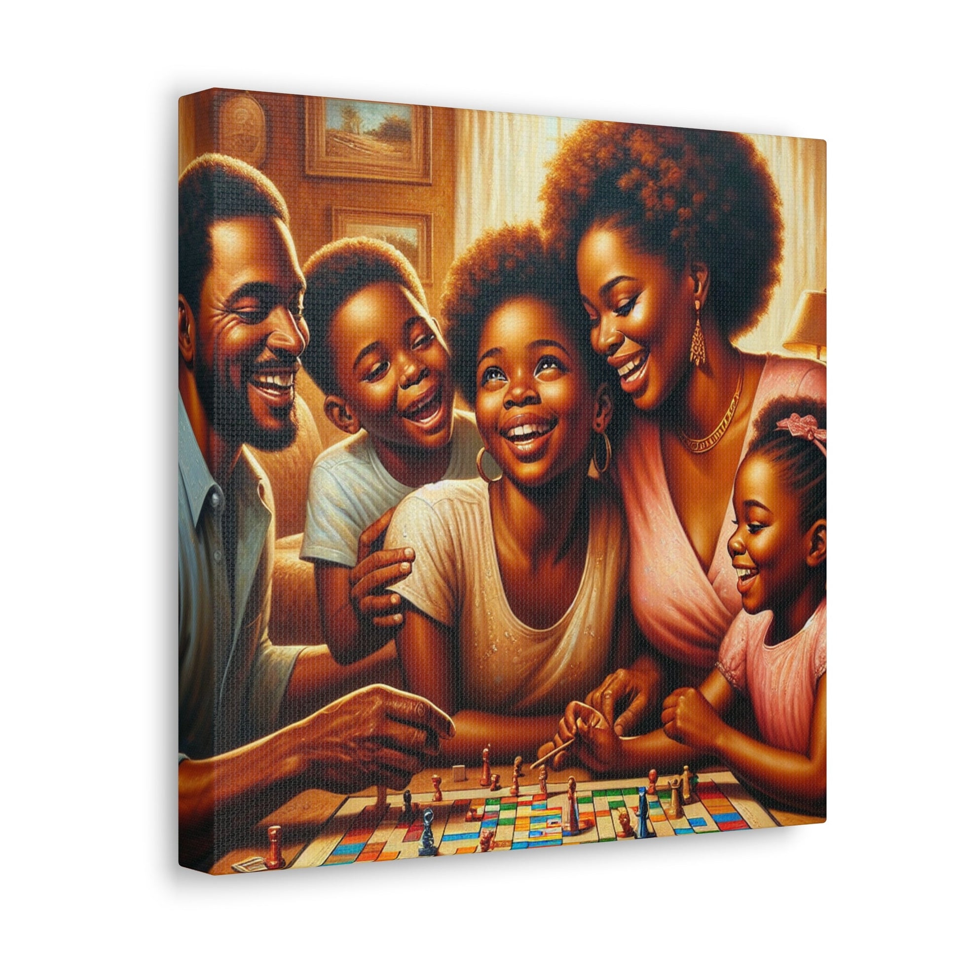 "Family Fun: Scrabble Bliss" - Canvas - Authentic4Us