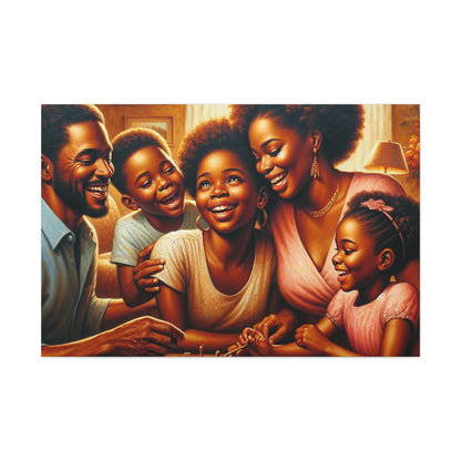 "Family Fun: Scrabble Bliss" - Canvas - Authentic4Us