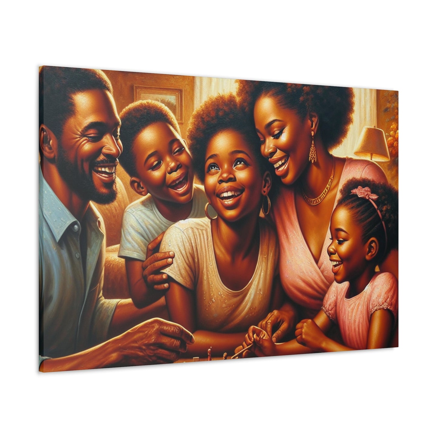 "Family Fun: Scrabble Bliss" - Canvas - Authentic4Us