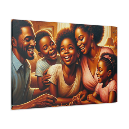 "Family Fun: Scrabble Bliss" - Canvas - Authentic4Us