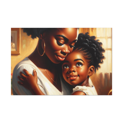 "Family Moments: A Warm Embrace" - Canvas - Authentic4Us