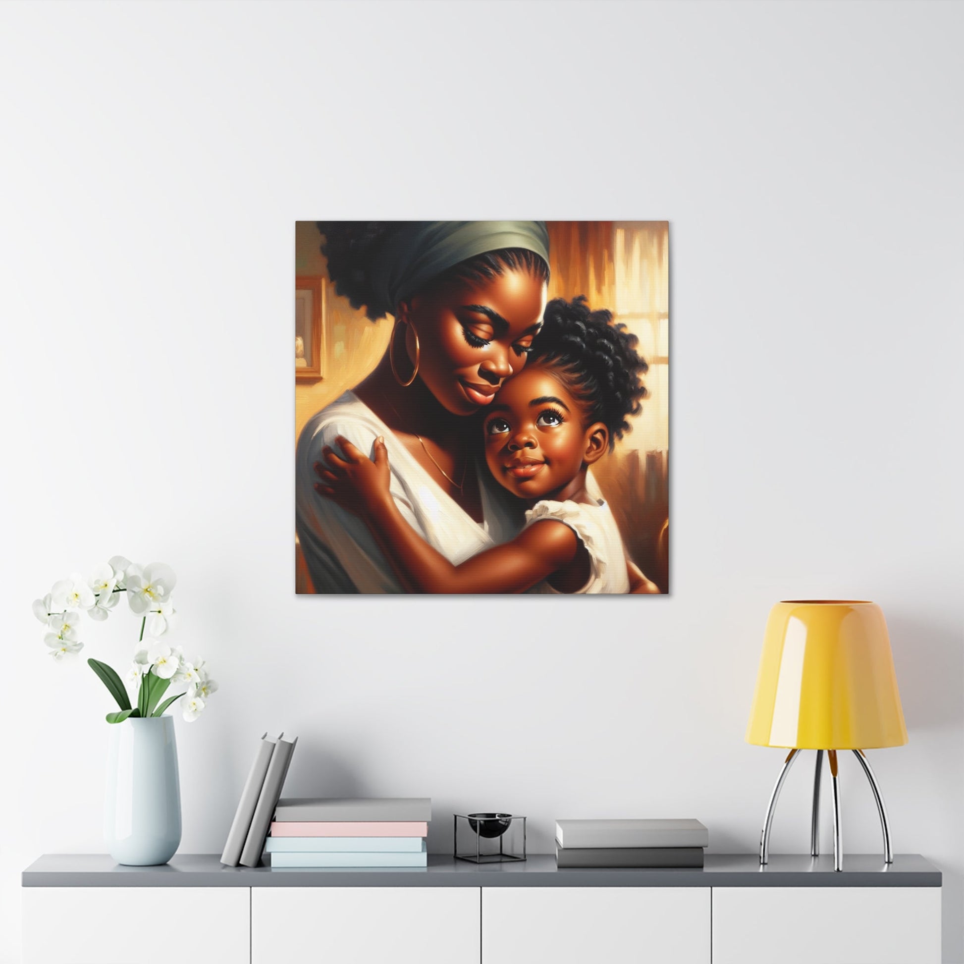 "Family Moments: A Warm Embrace" - Canvas - Authentic4Us