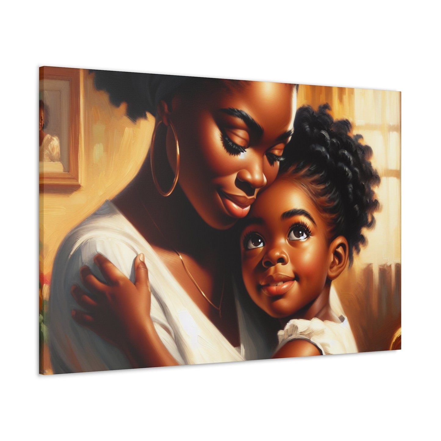 "Family Moments: A Warm Embrace" - Canvas - Authentic4Us