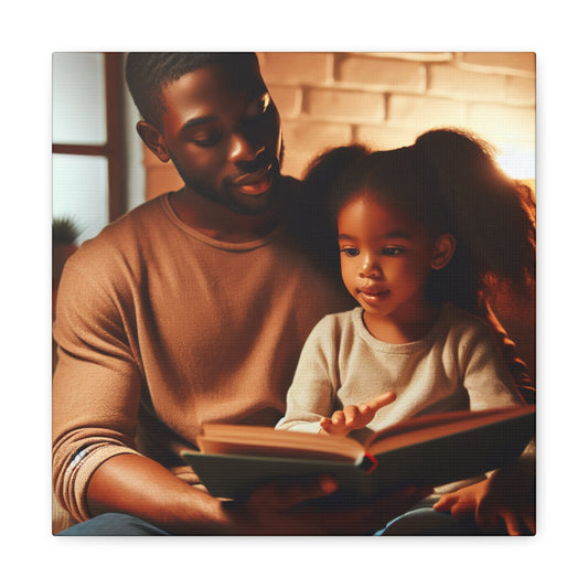 "Family Reading Time" - Canvas - Authentic4Us