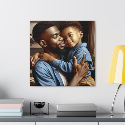 "Father and Son Embrace" - Canvas - Authentic4Us