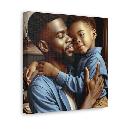 "Father and Son Embrace" - Canvas - Authentic4Us