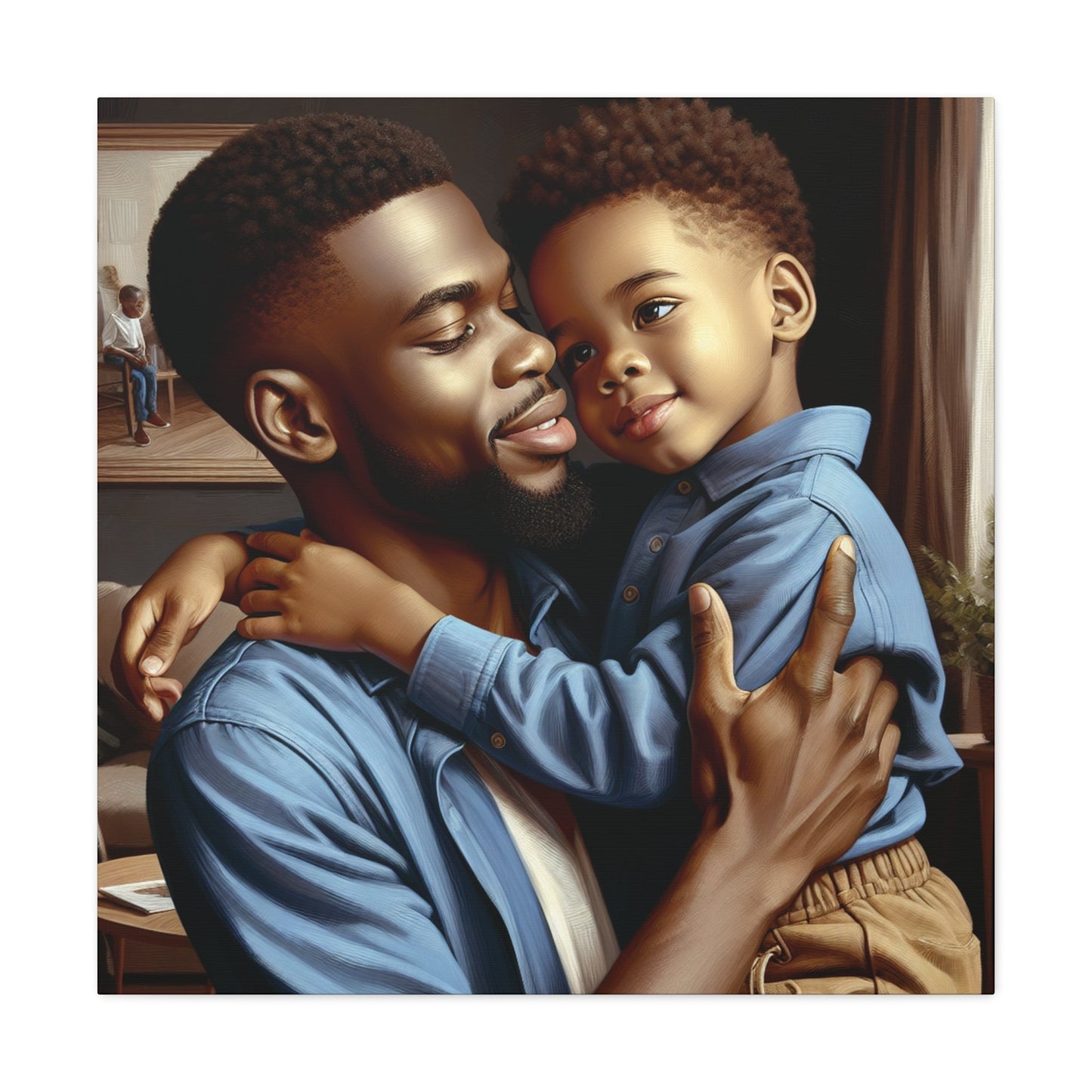 "Father and Son Embrace" - Canvas - Authentic4Us