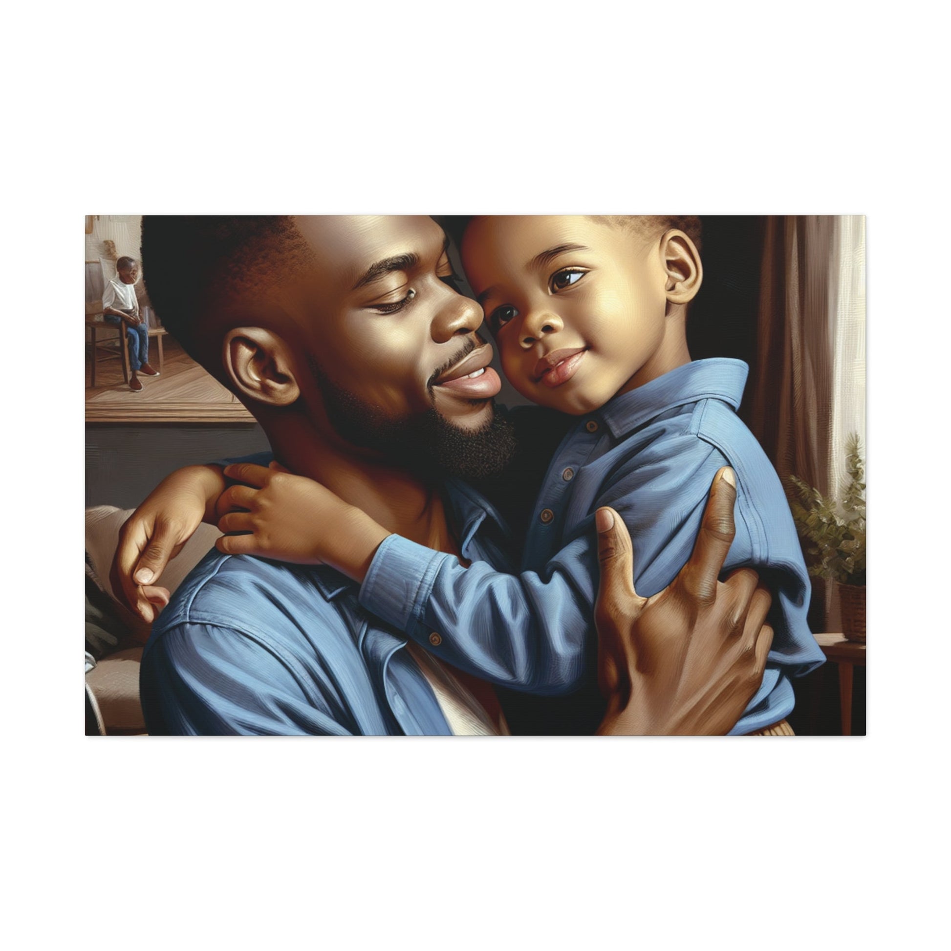 "Father and Son Embrace" - Canvas - Authentic4Us