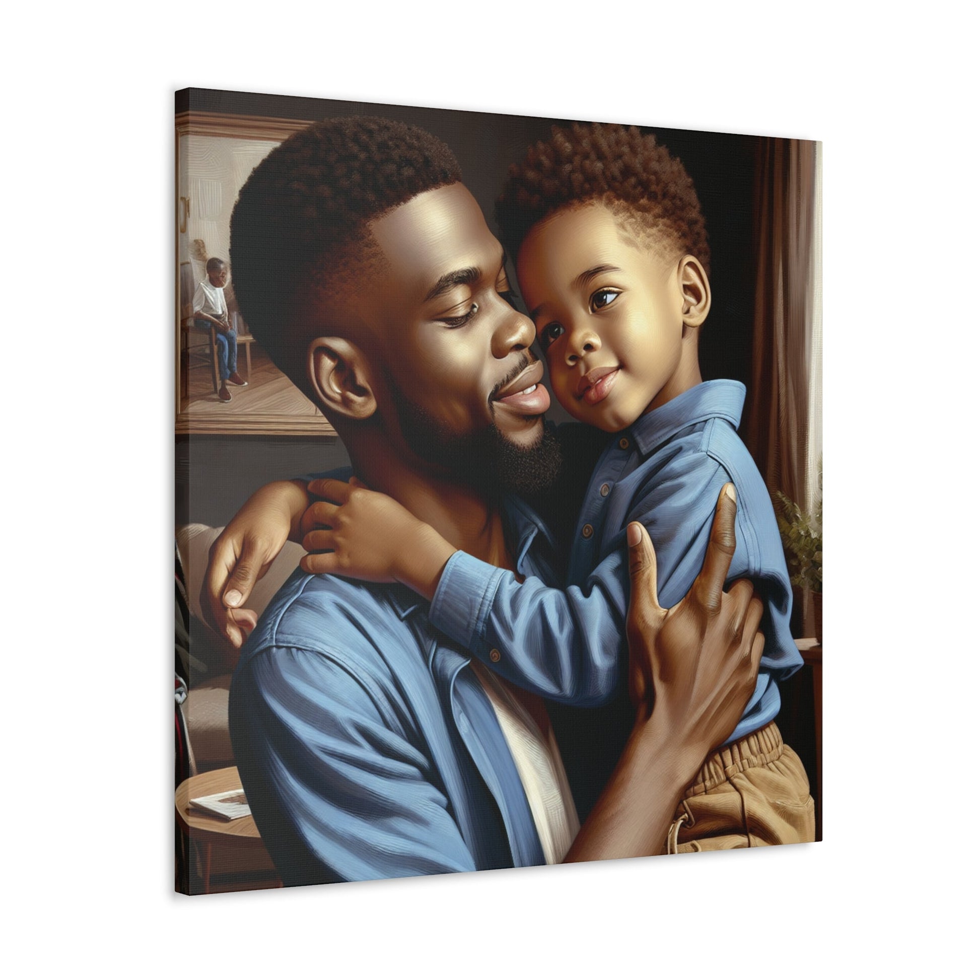 "Father and Son Embrace" - Canvas - Authentic4Us