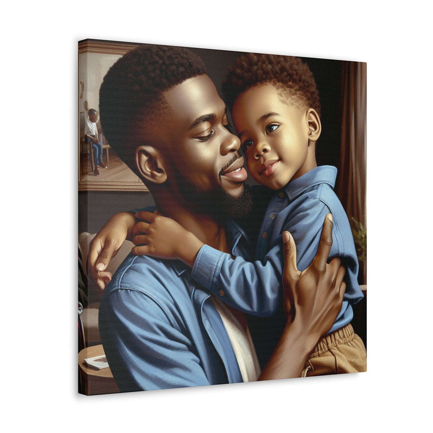 "Father and Son Embrace" - Canvas - Authentic4Us