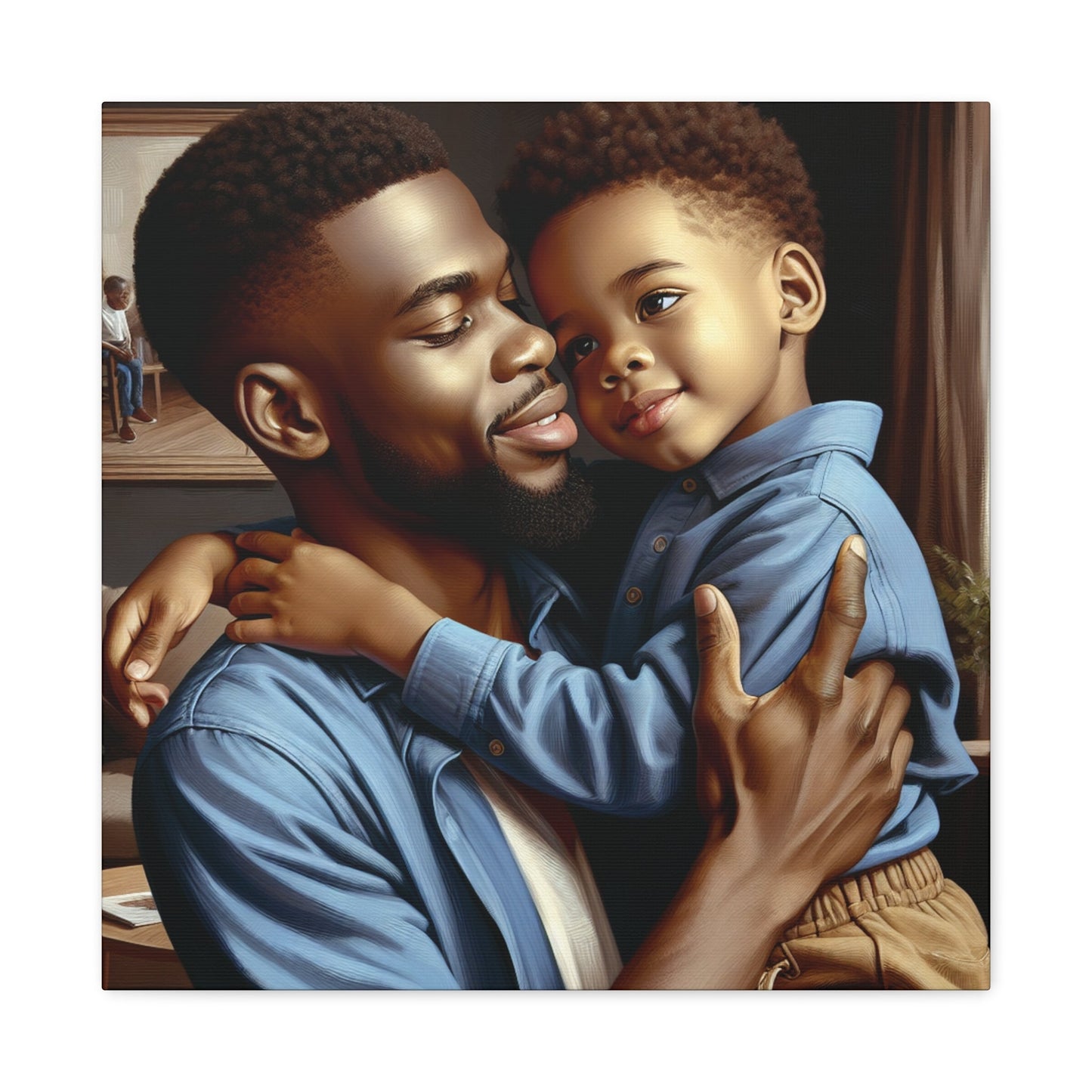 "Father and Son Embrace" - Canvas - Authentic4Us