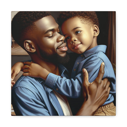 "Father and Son Embrace" - Canvas - Authentic4Us