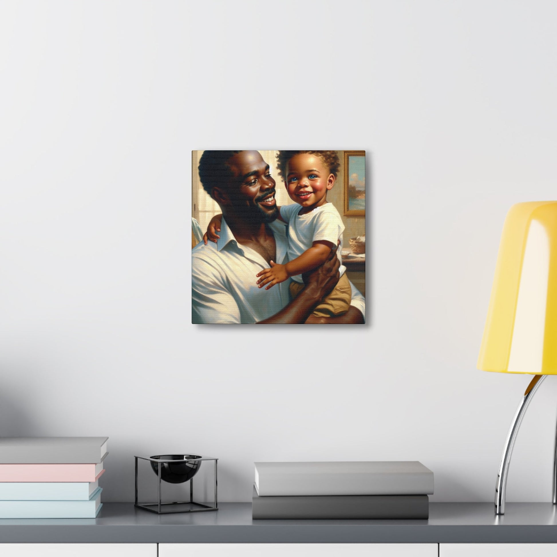 "Father and Son: Love Unfolded" - Canvas - Authentic4Us