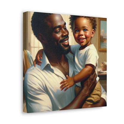 "Father and Son: Love Unfolded" - Canvas - Authentic4Us