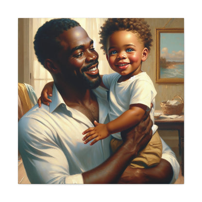 "Father and Son: Love Unfolded" - Canvas - Authentic4Us