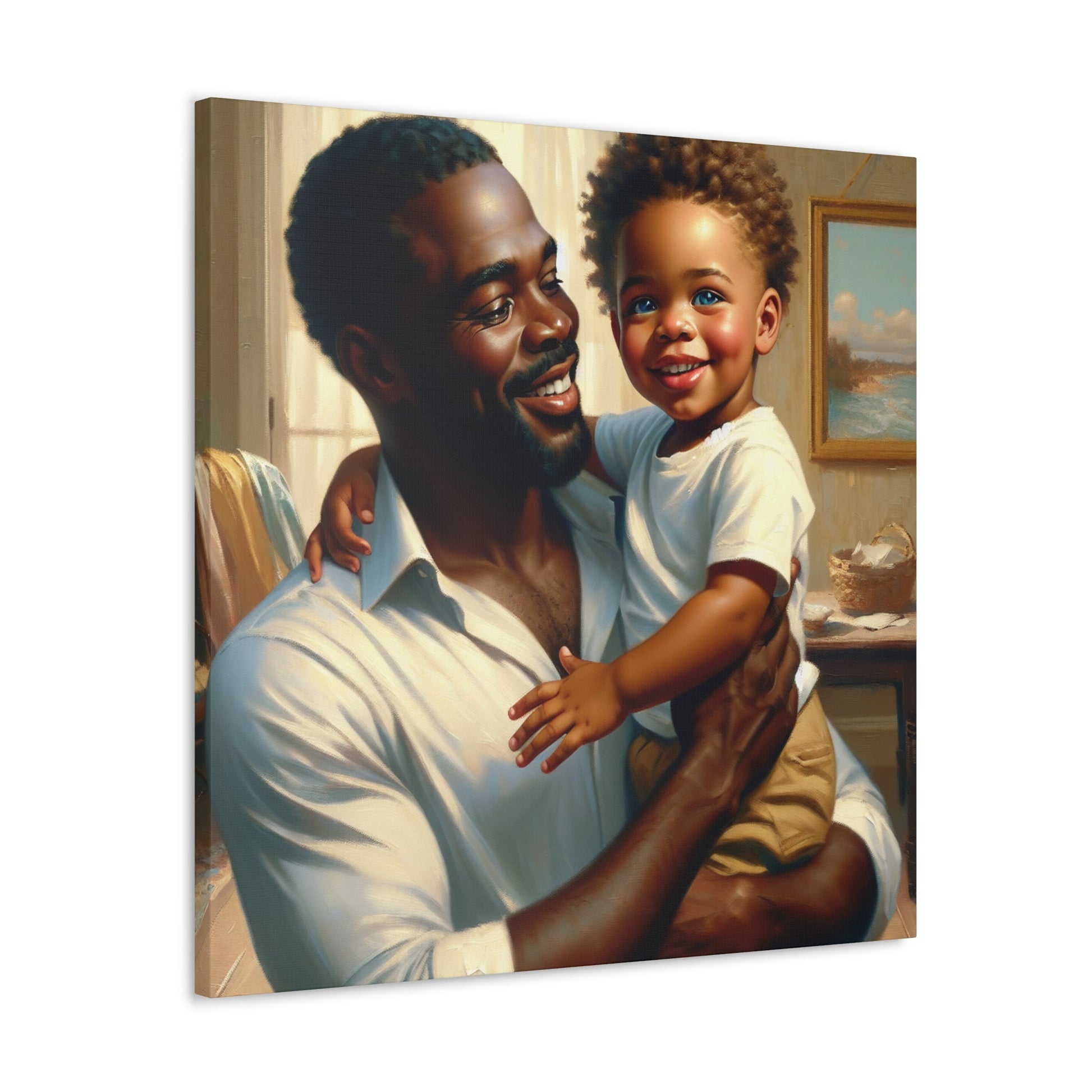 "Father and Son: Love Unfolded" - Canvas - Authentic4Us