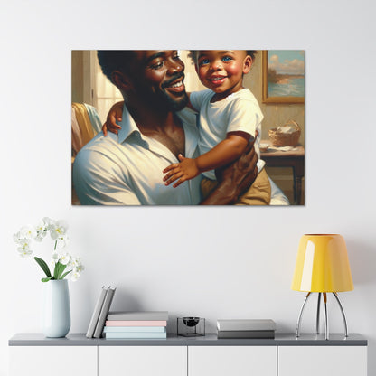 "Father and Son: Love Unfolded" - Canvas - Authentic4Us