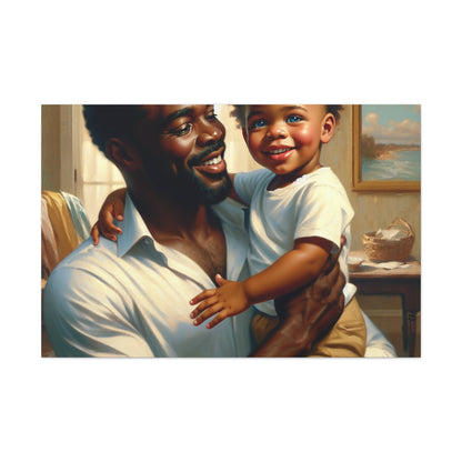 "Father and Son: Love Unfolded" - Canvas - Authentic4Us