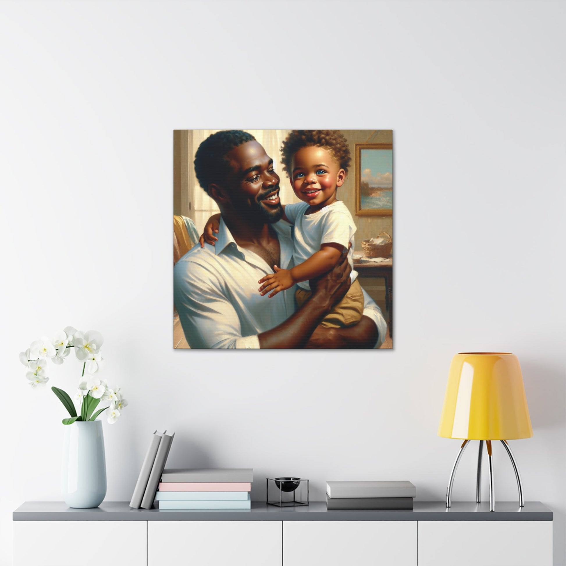 "Father and Son: Love Unfolded" - Canvas - Authentic4Us