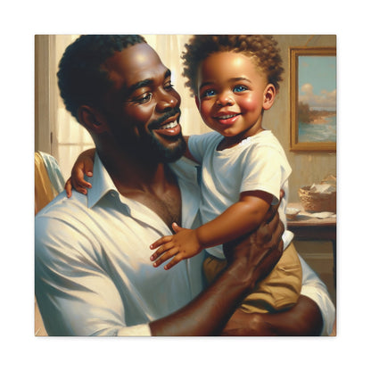 "Father and Son: Love Unfolded" - Canvas - Authentic4Us